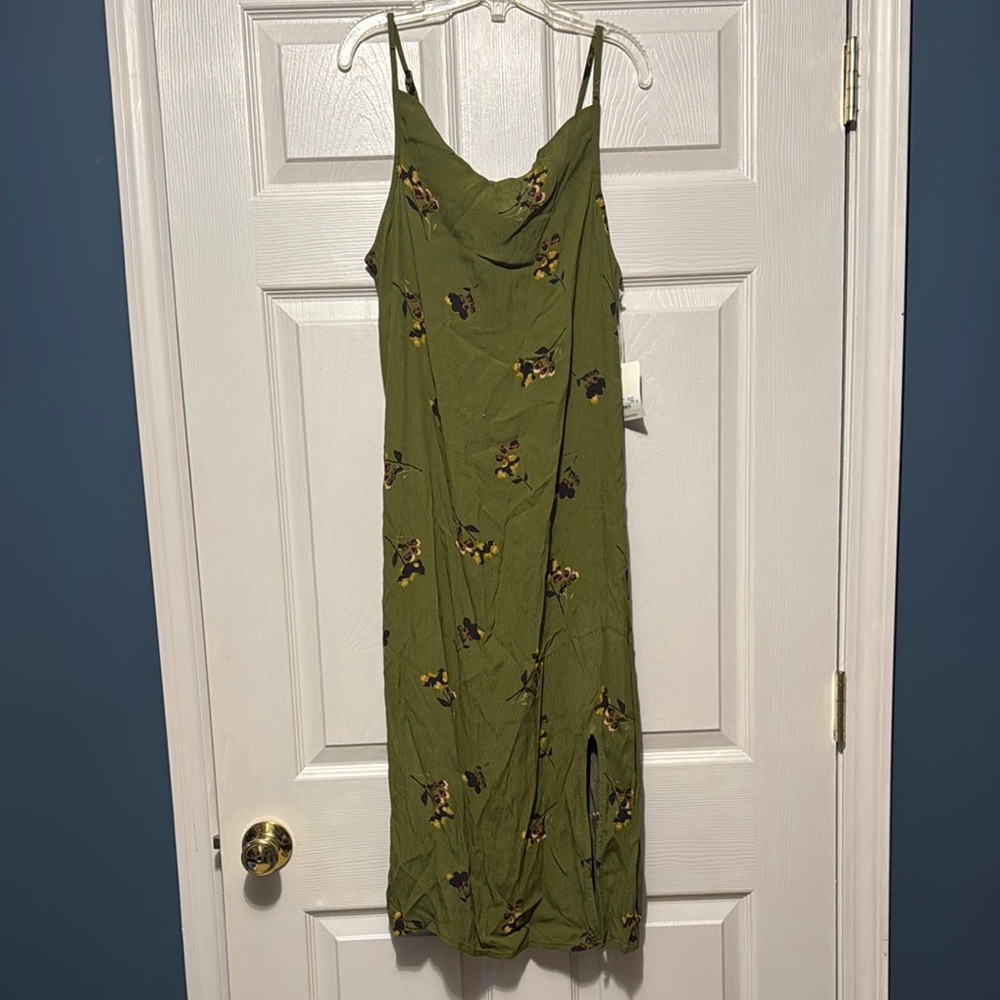 Floral Green Dress